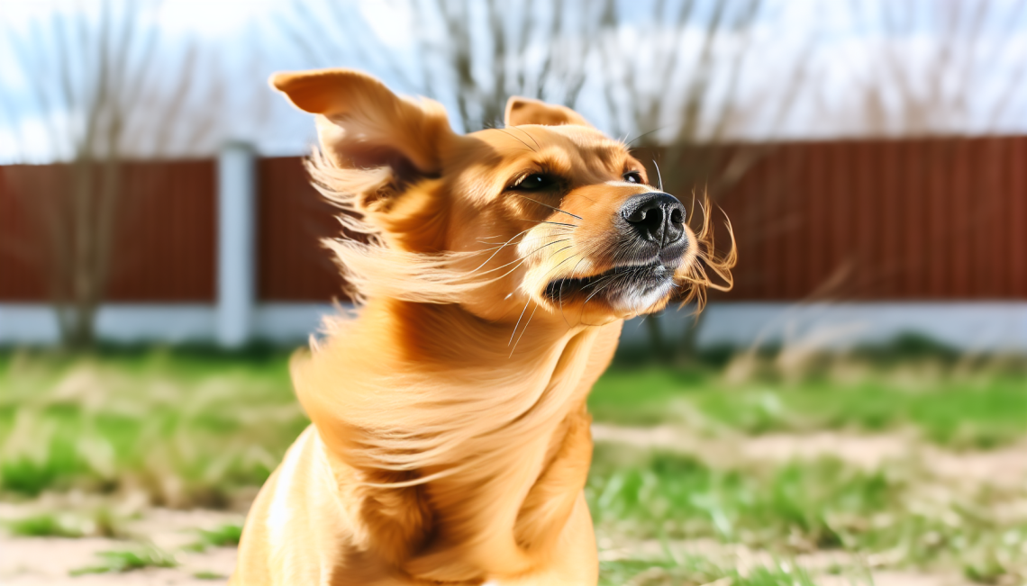 Mire kell figyelni a kutyáknál a tavaszi szeles időben?