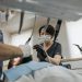 patient at dental clinic during procedure